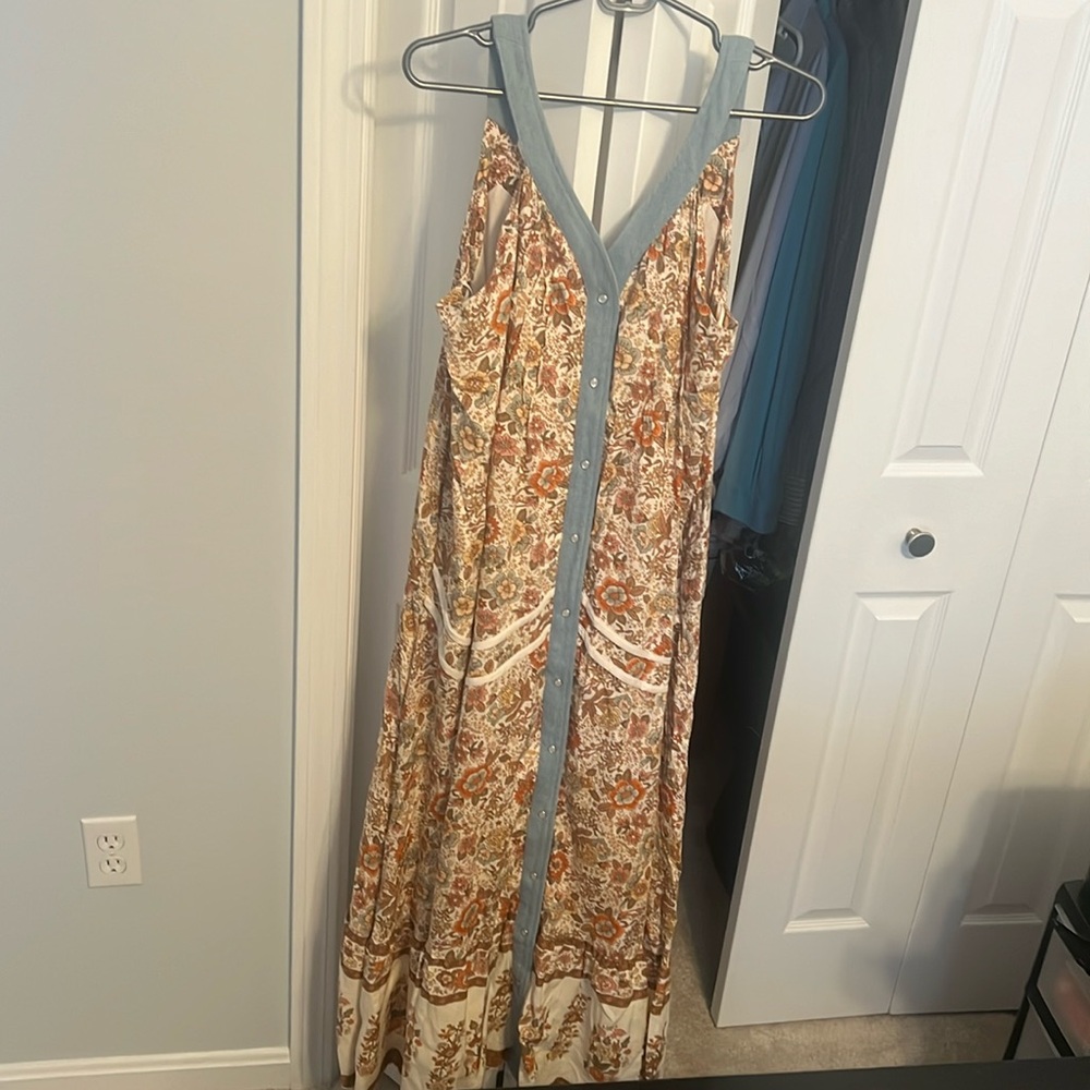 Davi & Dani buttonup boho dress